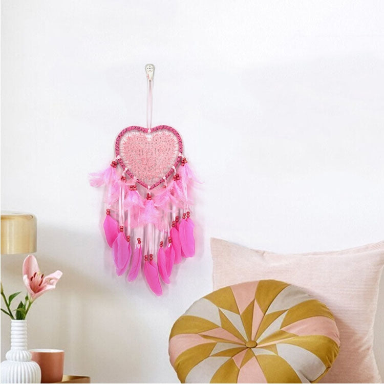 งานฝีมือทอมือสร้างสรรค์ Dream Catcher รถบ้านแขวนผนังตกแต่ง, With Light, Without Light