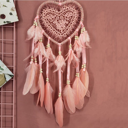 งานฝีมือทอมือสร้างสรรค์ Dream Catcher รถบ้านแขวนผนังตกแต่ง, With Light, Without Light