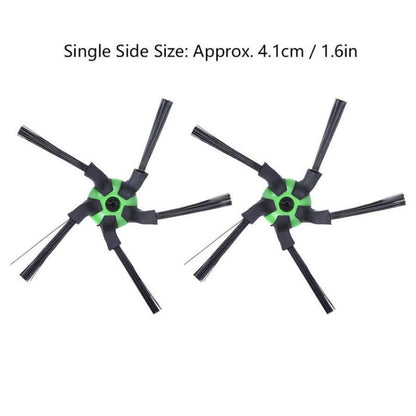 อุปกรณ์เสริมหุ่นยนต์กวาด 6 ชิ้นสำหรับ Irobot S9 S9+, Side Brush