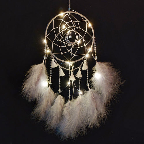 DIY Handmade ตกแต่ง Dream Catcher แขวนผนัง Dreamcatcher Feather หัตถกรรมเด็ก Stuff Wall Room Decor