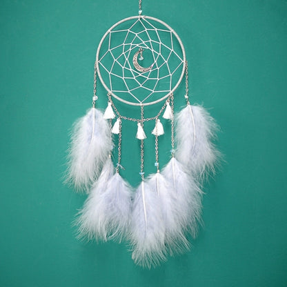 DIY Handmade ตกแต่ง Dream Catcher แขวนผนัง Dreamcatcher Feather หัตถกรรมเด็ก Stuff Wall Room Decor