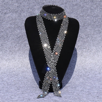 ผู้หญิงประดับด้วยเลื่อม Rhinestone Bow Tie เต้นรำเครื่องแต่งกายอุปกรณ์เสริม, White Diamond on White, Colorful Diamond on White, White Diamond on Black, Gun Black Diamond on Black, Red Diamond on Black, Blue Diamond on Black, Gold Diamond on Black      ...