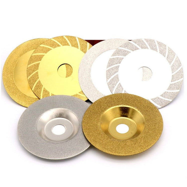 100 มม.Electroplated เพชร Slice แก้วบด 4 นิ้วตัดเพชรชิ้นโลหะผสมทรายใบเลื่อยวงเดือน, 100mm Picture One, 100mm Picture Two, 100mm Picture Three