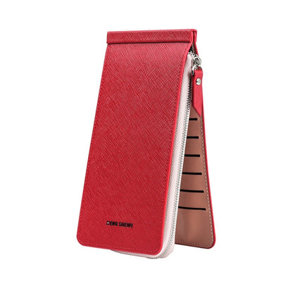 กระเป๋าสตางค์บางเฉียบ Multi-card Position Multi-function Card Package Wallet