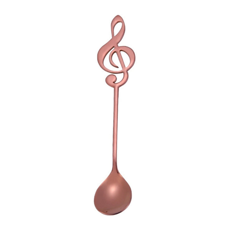 2 ชิ้น Creative Musical Note ช้อนกาแฟกวนตักสแตนเลสไทเทเนียมเพลงช้อนบาร์ช้อนของขวัญ
