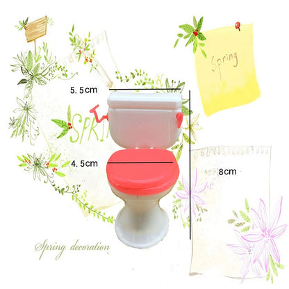 3 ชิ้นบ้านตุ๊กตาบาร์บี้พลาสติกชุดอุปกรณ์ห้องน้ำอ่างล้างหน้า, Washroom Set