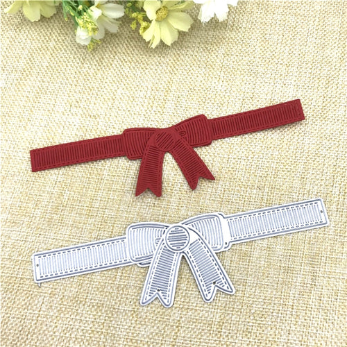 กุทัณฑ์เหล็กกล้าคาร์บอนแม่พิมพ์มีด DIY อัลบั้มรูปตัดหนังสือทำแม่พิมพ์, Bowknot Shape