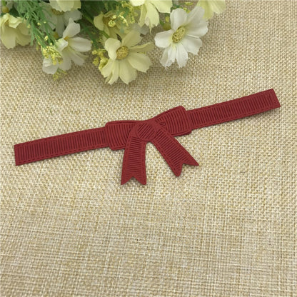 กุทัณฑ์เหล็กกล้าคาร์บอนแม่พิมพ์มีด DIY อัลบั้มรูปตัดหนังสือทำแม่พิมพ์, Bowknot Shape