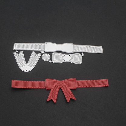 กุทัณฑ์เหล็กกล้าคาร์บอนแม่พิมพ์มีด DIY อัลบั้มรูปตัดหนังสือทำแม่พิมพ์, Bowknot Shape
