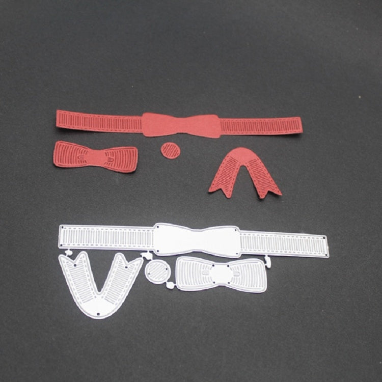 กุทัณฑ์เหล็กกล้าคาร์บอนแม่พิมพ์มีด DIY อัลบั้มรูปตัดหนังสือทำแม่พิมพ์, Bowknot Shape