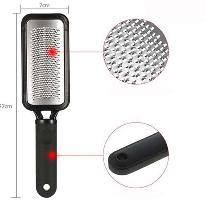 สแตนเลสเท้า Pedicure แคลลัส Remover Hard Dead Skin Scrubber