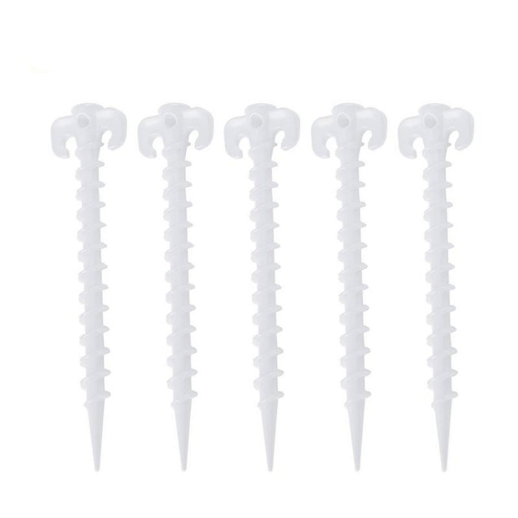 10 ชิ้น/เซ็ต Luminous Canopy เต็นท์สกรูดินหมุด Horn เล็บกลางแจ้งเต็นท์ปีนเขาเล็บพลาสติกเต็นท์อุปกรณ์เสริม