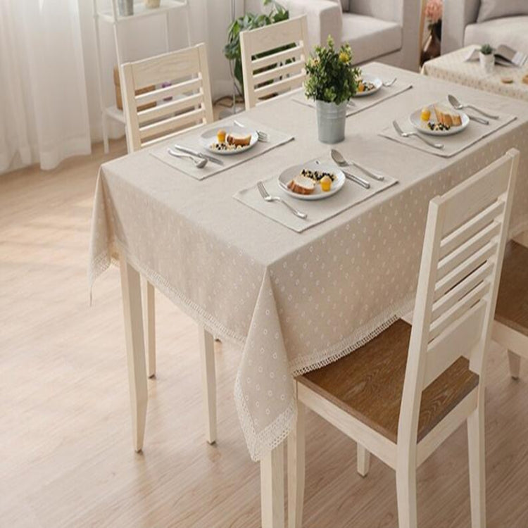 ผ้าปูโต๊ะลูกไม้โต๊ะกาแฟผ้าเช็ดตัวอเนกประสงค์, 90x90cm, 90x140cm, 140x140cm, 140x180cm, 140x200cm, 140x220cm