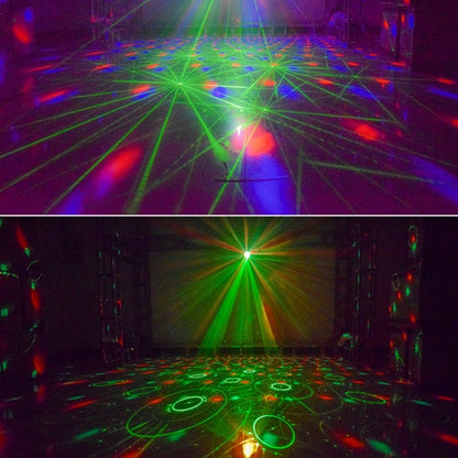 18W 60 ชนิดรูปแบบคริสตัล MAGIC BALL ไฟเลเซอร์ในครัวเรือน LED ที่มีสีสัน Starry Sky PROJECTION ไฟเสียงเปิดใช้งานไฟเวที, US Plug, UK  Plug, AU Plug, EU Plug