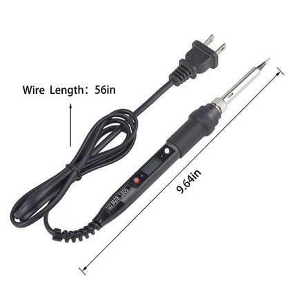 908S 80W LCD เทอร์โมสตัท หัวแร้ง อุณหภูมิคงที่ หัวแร้ง, CN Plug, EU Plug, US Plug