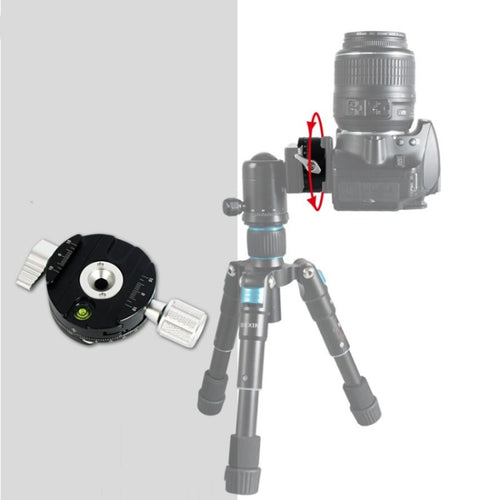 BENXIN QJ07 Panoramic Clip Holder 360 Degree Rotating Pan/tilt Tripod SLR Camera Quick Mounting Plate Panoramic Clip Holder