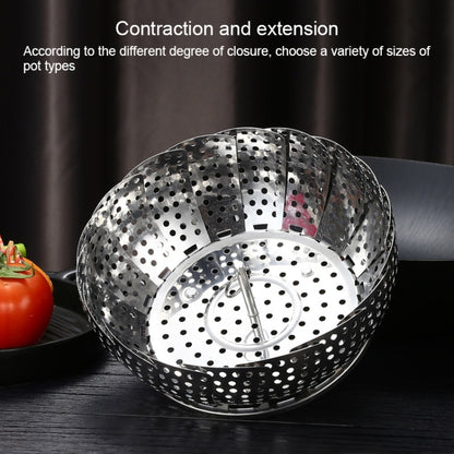 ถาดนึ่งดอกบัวแบบพับเก็บได้สแตนเลส 3 ชิ้น, Lotus Steamer Tray