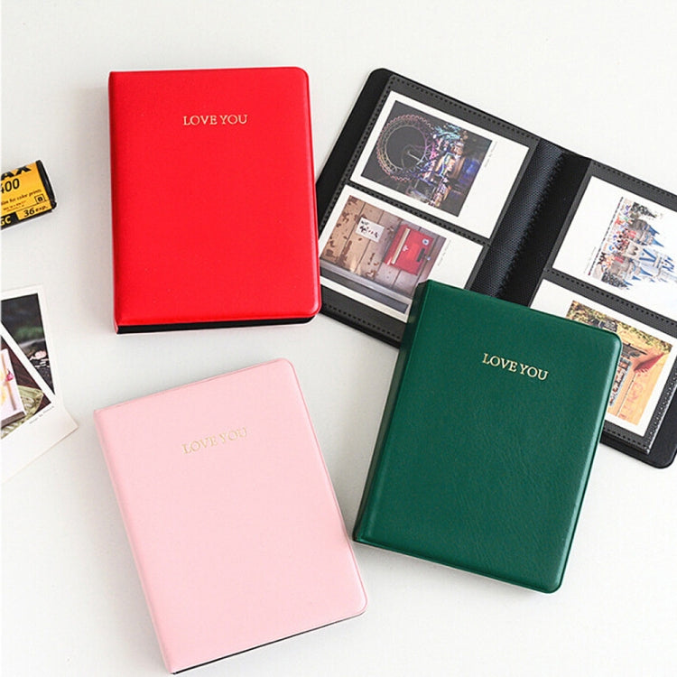 LOVEYOU Words Cover หนังสืออัลบั้มภาพขนาดเล็กมาตรฐาน, 3 inch 64 Sheets, 5 inch 32 Sheets