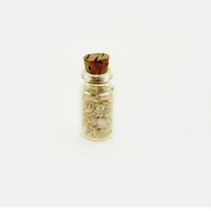 4 ชิ้น / ชุดบ้านตุ๊กตาอุปกรณ์ครัวขวดแก้วอาหารจิ๋ว, Glass Food Bottle