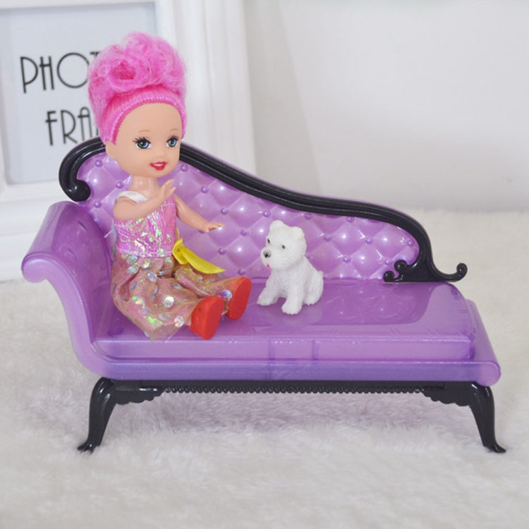 3 ชิ้นตุ๊กตาบาร์บี้โซฟาอุปกรณ์เฟอร์นิเจอร์บ้านตุ๊กตา, Doll Sofa