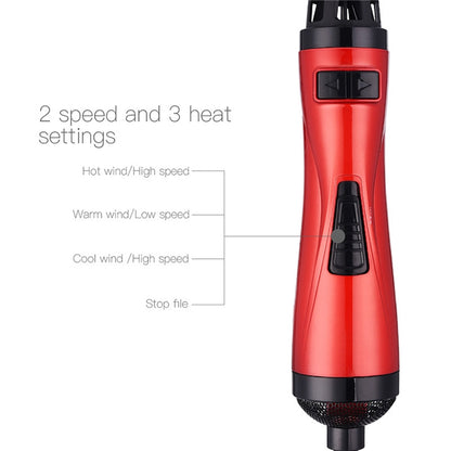 360 องศาหมุนเครื่องเป่าผมไฟฟ้าแปรงผมมืออาชีพเครื่องเป่าผมหวีผมไฟฟ้า Curler
