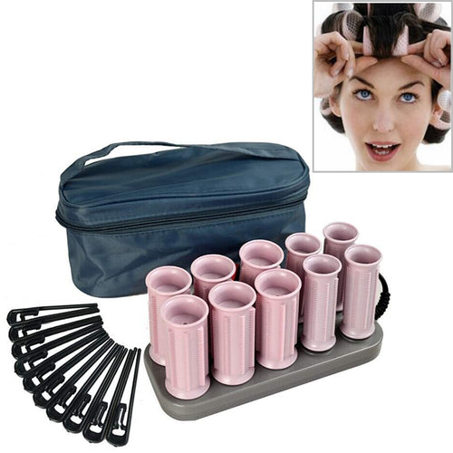 10 ชิ้น/เซ็ต Curling Irons ไฟฟ้าม้วนผมหลอดอุ่นลูกกลิ้งผม CURLY จัดแต่งทรงผม Stick