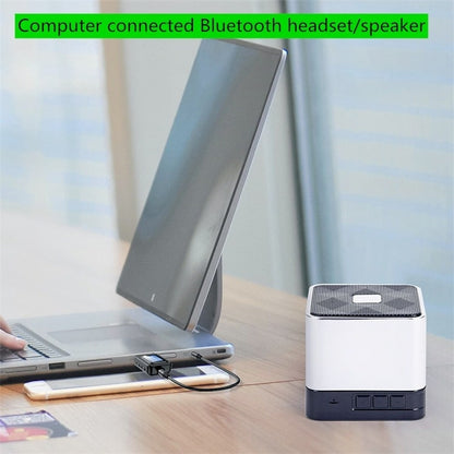2 in 1 Bluetooth 5.0 Adapter USB Drive-free Wireless Audio Transmitter Receiver พร้อมจอ LCD