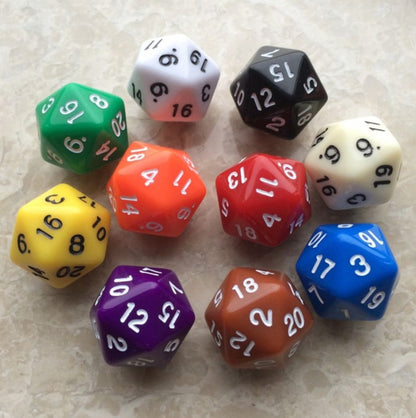 50 ชิ้น Polyhedron กลางแจ้งบาร์ครอบครัวปาร์ตี้เกมลูกเต๋าเกมกระดานอุปกรณ์เสริม, 50 PCS Polyhedron Dice
