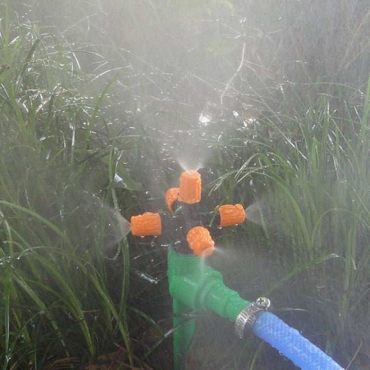 2 PCS Cross Five Outlet หัวฉีดสเปรย์สวนเรือนกระจกรดน้ำสเปรย์, Cross Five Outlet Spray Nozzle