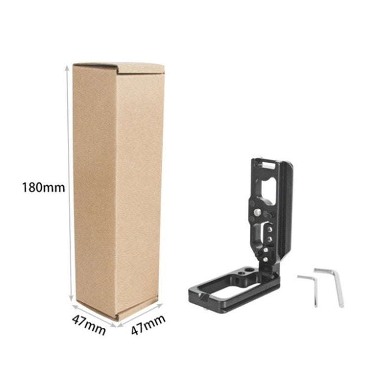BEXIN สำหรับ Nikon Z7 / Z6 Push-Pull Type อลูมิเนียมอัลลอยด์ Vertical Shoot Quick Release L Plate Bracket Base Holder, BEXIN for Nikon Z7