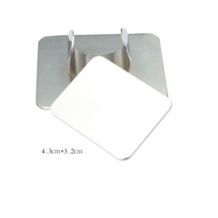 10 PCS Salon Manicure Finger Ring Color Palette Make Up Cream Foundation Mixing Palette Cosmetic Make up Tool Stainless Steel Plate, Small Square
