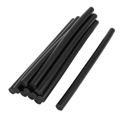 10 PCS 11mm Dia หัวแร้งบัดกรีแท่งกาวร้อนละลายสีดำความยาว: 270 มม, Length: 270mm