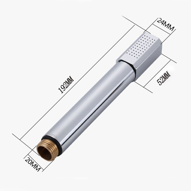 ห้องอาบน้ำฝักบัวสายทองแดงบริสุทธิ์ Chrome, Round Hand Shower