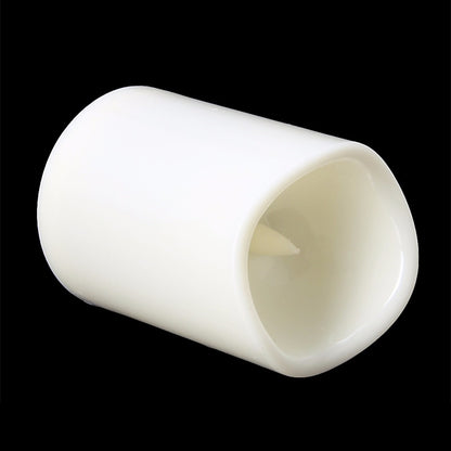 เทียนอิเล็กทรอนิกส์ LED ทรงกระบอกจำลองแสงเทียนแต่งงานเทียน, 15x7.5cm, 10x7.5cm, 7.5x7.5cm, 7.5x7.5cm with remote control, 10x7.5cm with remote control, 15x7.5cm with remote control