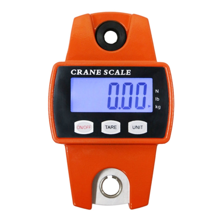 300kg x 100g แบบพกพา LCD Digital Stainless Steel Hook Mini Electronic Hook Scale, 300kg x 100g