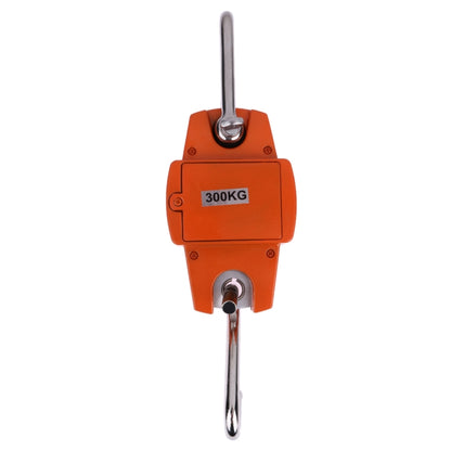 300kg x 100g แบบพกพา LCD Digital Stainless Steel Hook Mini Electronic Hook Scale, 300kg x 100g