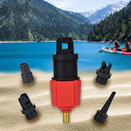 Surfing Paddle Board เรือยาง Inflatable Bed Air วาล์วอะแดปเตอร์รถ Air Pump Adapter, Air Pump Adapter(Red), Air Pump Adapter(Blue)