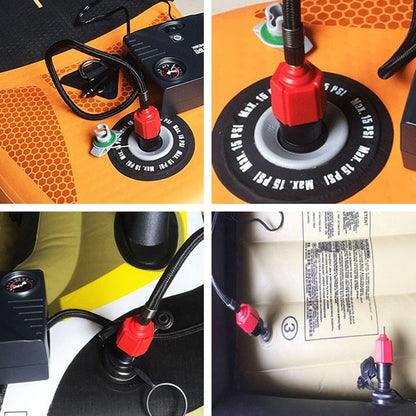 Surfing Paddle Board เรือยาง Inflatable Bed Air วาล์วอะแดปเตอร์รถ Air Pump Adapter, Air Pump Adapter(Red), Air Pump Adapter(Blue)