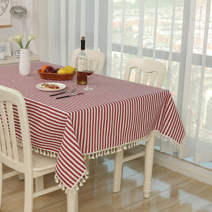 ผ้า ผ้าฝ้าย ผ้าปูโต๊ะรับประทานอาหาร ตกแต่งผ้า, 60x90cm, 100x140cm, 140x140cm, 140x180cm, 140x200cm, 140x220cm, 70x70cm