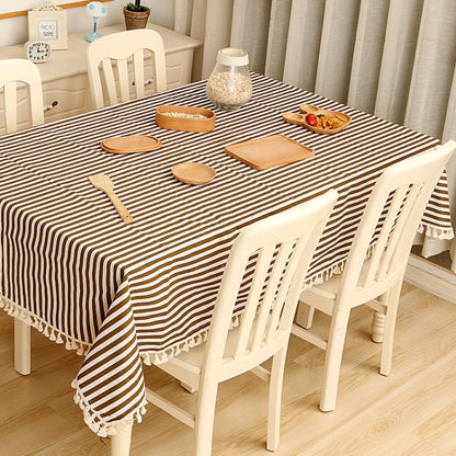 ผ้า ผ้าฝ้าย ผ้าปูโต๊ะรับประทานอาหาร ตกแต่งผ้า, 110x140cm, 90x90cm, 120x160cm, 120x120cm