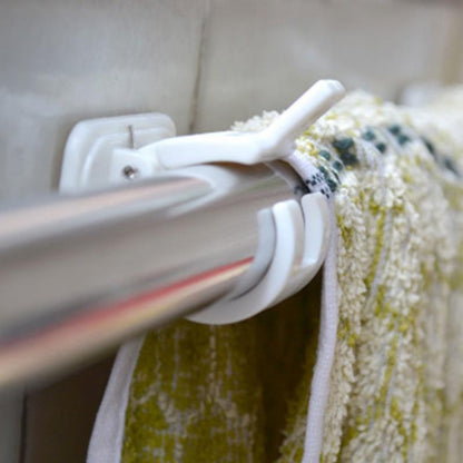 2 PCS ไม้แขวนเสื้อ End Clip Curtain Curtain Curtain คลิปแขวน, Hanging Clip