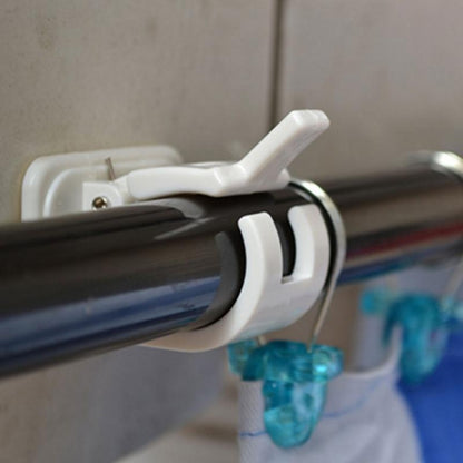 2 PCS ไม้แขวนเสื้อ End Clip Curtain Curtain Curtain คลิปแขวน, Hanging Clip
