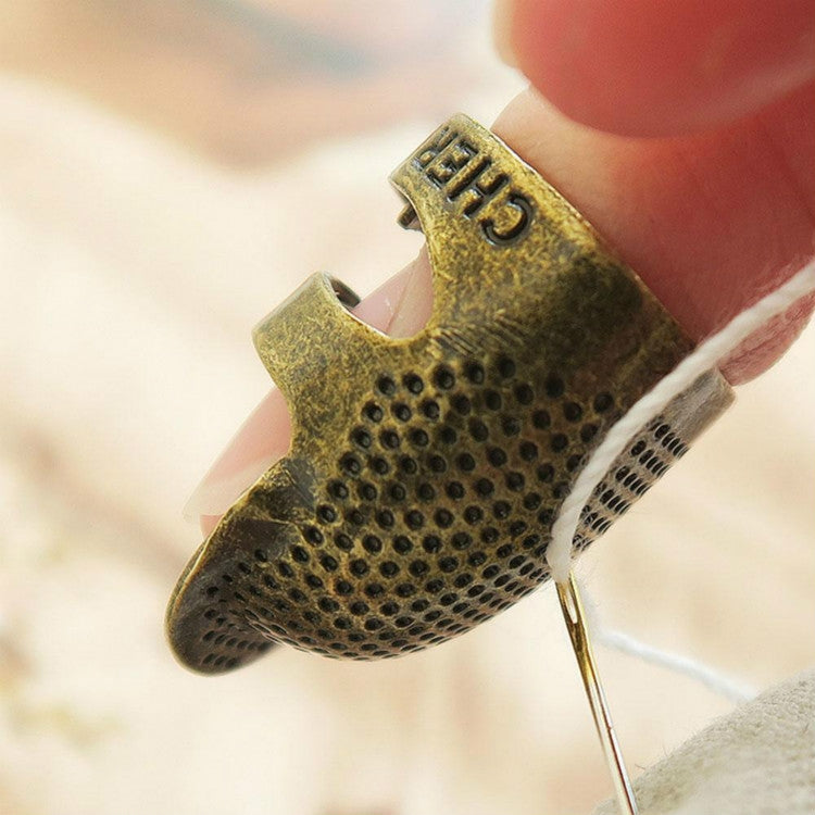 ครัวเรือนปรับโลหะเย็บ Thimble Finger Protectors เย็บเครื่องมืออุปกรณ์เสริม, S, M
