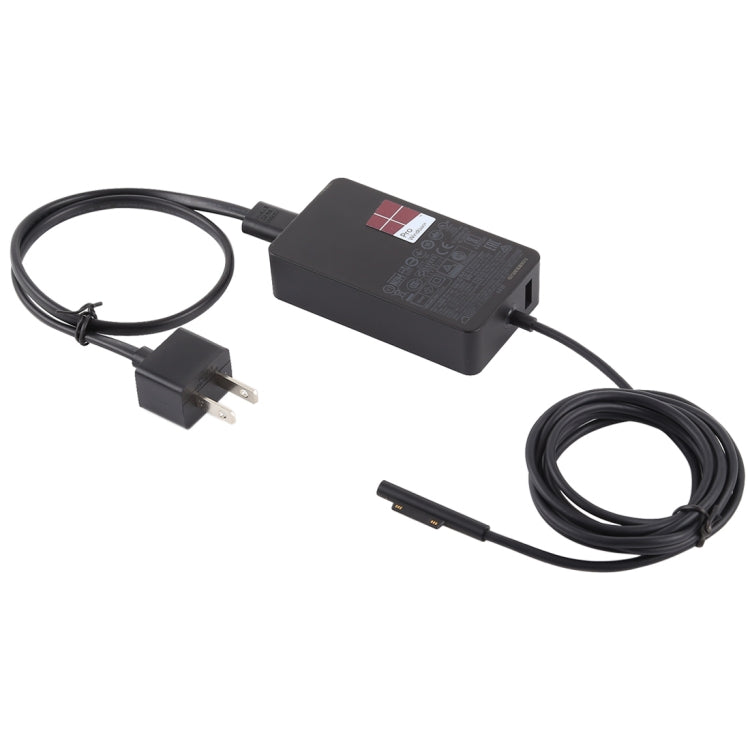 44W 15V 2.58A AC Adapter Power Supply สำหรับ Microsoft Surface Pro 5 1796/1769, US Plug, US Plug