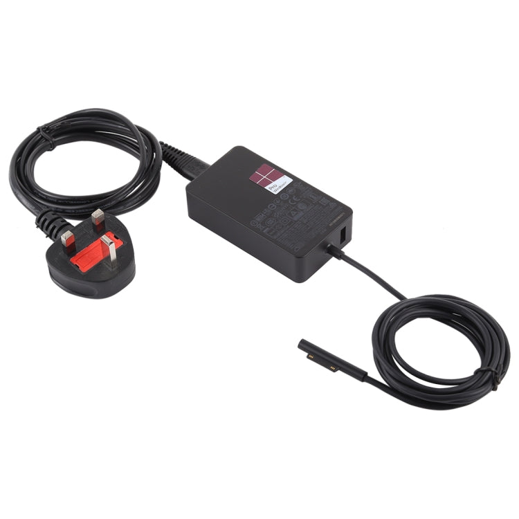 44W 15V 2.58A AC Adapter Power Supply สำหรับ Microsoft Surface Pro 5 1796/1769, UK Plug, UK Plug