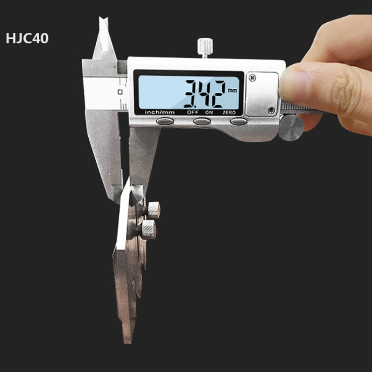 HJC40 ไม้บรรทัดวัดการตรวจสอบการเชื่อมเหล็กกล้าไร้สนิม, HJC40