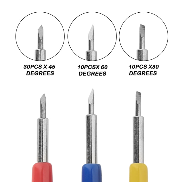 50 ชิ้น 30/45/60 องศาเครื่องมือแกะสลักที่คมชัดและทนทาน, Carving Tools