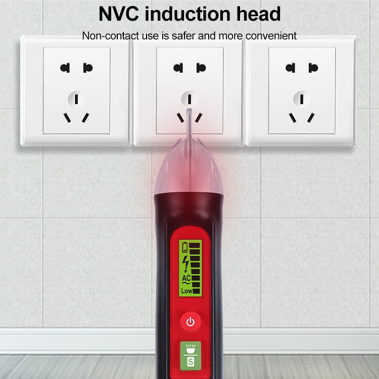 WINTACT WT3010 LED AC Voltage Tester ปากกาตรวจจับแบบไม่สัมผัส 12-1000V AC Voltage Detector, WINTACT WT3010