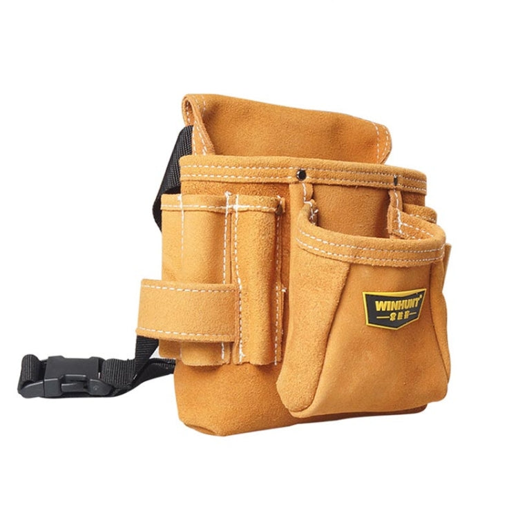 WINHUNT Multi-Function Thicken Cowhide ฮาร์ดแวร์เครื่องมือไฟฟ้ากระเป๋าซ่อมกระเป๋า, WH037
