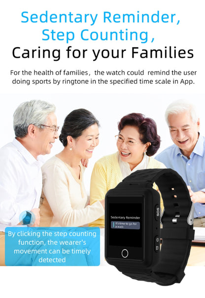 REACHFAR RF-V46-B GPS Smart Tracker WatchBand, รองรับ SOS / กล้อง / การจัดการสุขภาพ / 4G LTE / ความดันโลหิต / อัตราการเต้นของหัวใจ สำหรับอเมริกาเหนือ / อเมริกาใต้ / ออสเตรเลีย, RF-V46-B